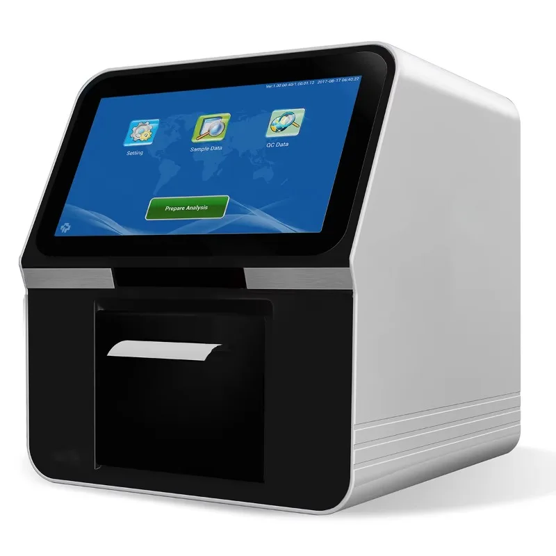 Seamaty Fully Automatic Veterinary Dry Chemistry Analyzer Portable Point of Care Blood Biochemistry Tester for Dog/Cat
