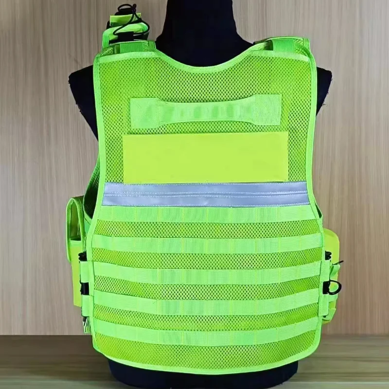 Tactical Outdoor Vest Inner Yellow Breathable Comfortable Reflective Quick-release