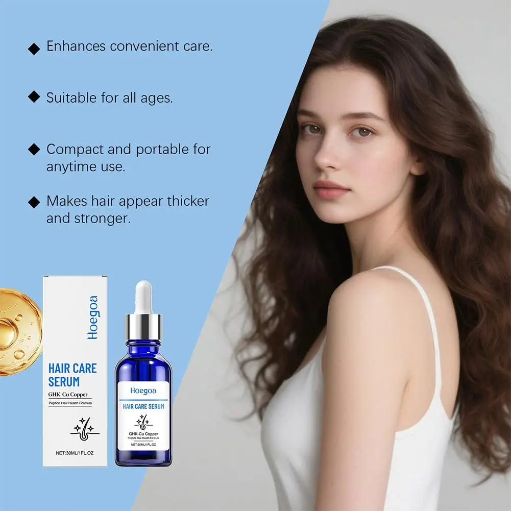Copper Peptide Hair Growth Serum – Nourishing Scalp Treatment for Thicker, Stronger Hair, Reduces Hair Fall & Strengthens Roots