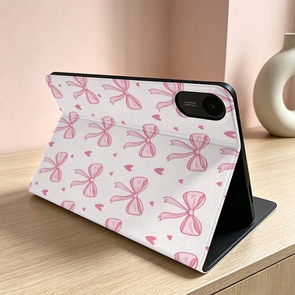 Design pink bow pattern Soft For Xiaomi Redmi Mi Pad 8 7 6 5 4 2 SE K Pro Max Ultra Poco Pad Inch Tablet Case