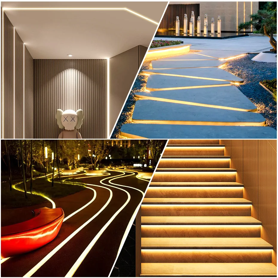 WiFi Bluetooth Remote 220V Smart Led Strip Waterproof 10M 20M 40M Led Light Tape Ribbon 120leds/m Outdoor Home Decor Lighting