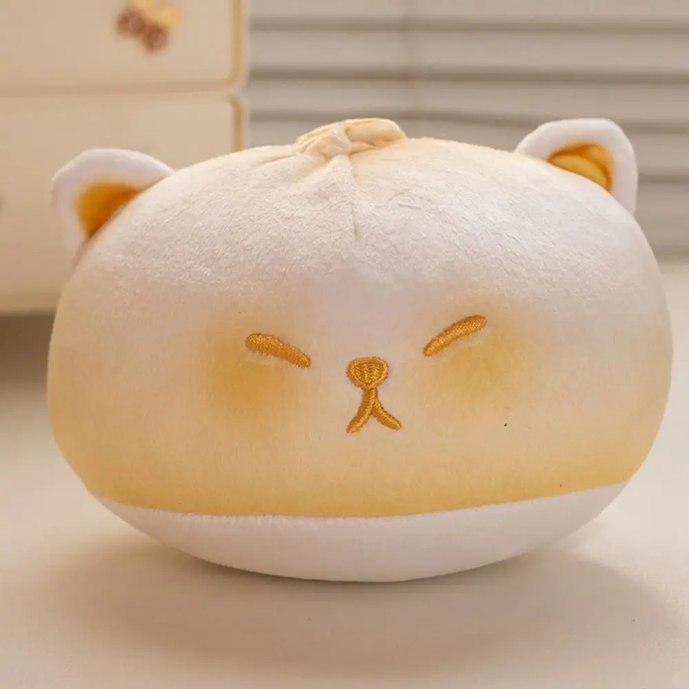 Soft Rolling Pin Cat Plush Toys Big Eyes Cartoon Dough Cat Plush Doll Simulation Fluffy Rolling Pin Dog Plush Doll