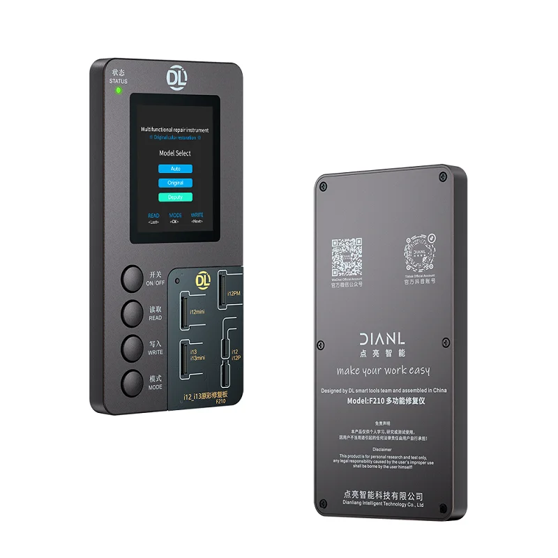 DL F210 Programmer For iPhone 7-12/13/13mini True Tone Recovery Box Display Screen LCD Touch Original OEM Copy Color Repair Tool