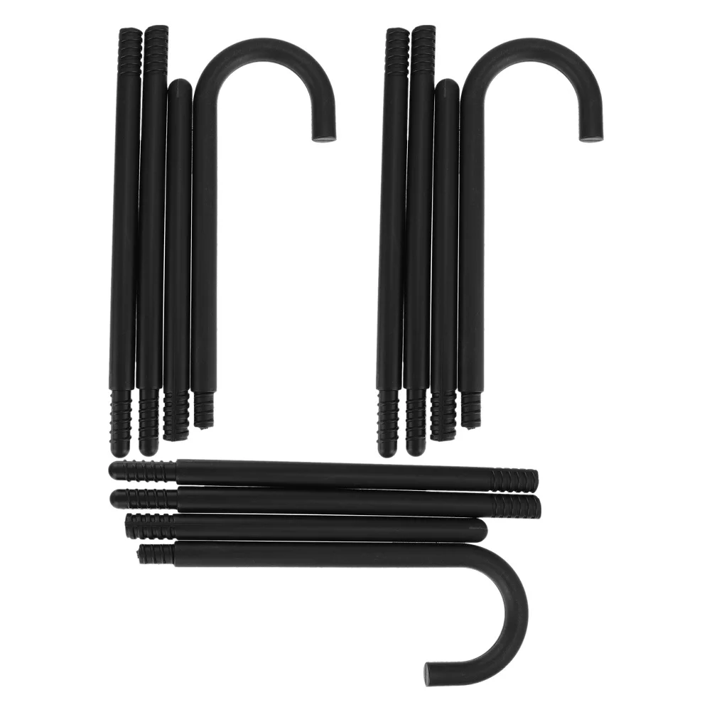 

3pcs Party Props Costume Accessories Lightweight Stage Decor Performance Canes For Men Jazz Decorative Prop