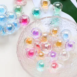 Summer style 20pcs/lot color rounds/water core geoemtry round balls shape glass beads diy jewelry earring/garment accessory