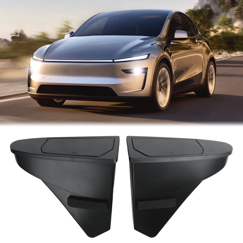 Front Door Car Storage Box for Tesla For Model Y For Juniper 2026 Snap In ABS Organizer with Push Lid for Tidy Vehicle Interior