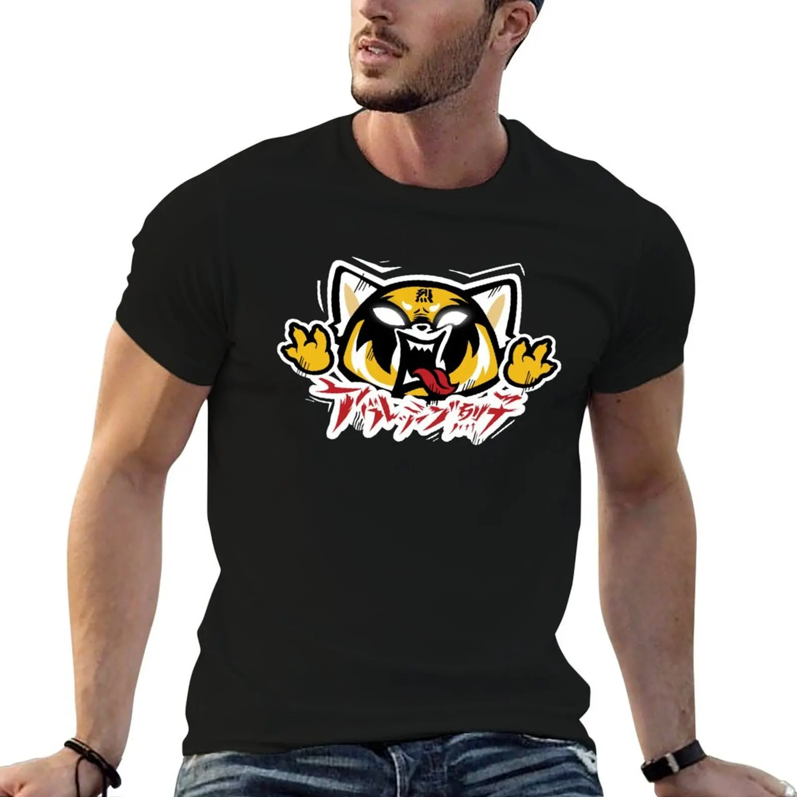 

brand man shirts cotton luxury Aggretsuko man t t man quality graphic shirt shirts high heavy t T-Shirt