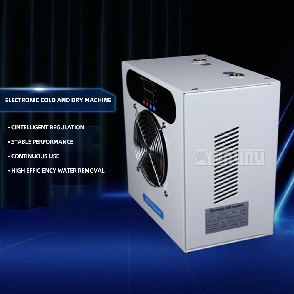 120L/min Air Compressor Cold Dryer Freeze Dryer Dehydration Filter, Oxygen Chamber Cooling Compressed Air Dryer ZLA-02