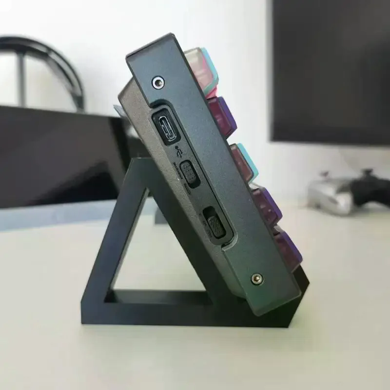 1 Pair For Computer Mechanical Keyboard Holder Layer Rack Tray Plastic 3D Printing Keyboard Display Stand