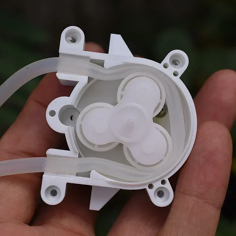 Micro Peristaltic Pump DC 6V-12V Metal Brush 500 Geared Motor Squeeze Dosing Liquid Water Pump Reverse for Lab Ink Sampling