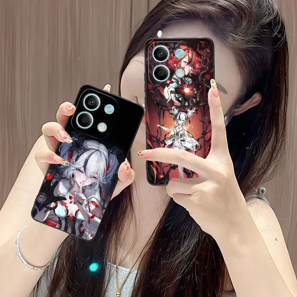 

Wuthering Waves Camellya Phone Case for POCO M6 M5 M4 M3 X7 X6 X5 X4 X3 F6 F5 F4 Pro GT 5G Colour Printing Protective Luxury