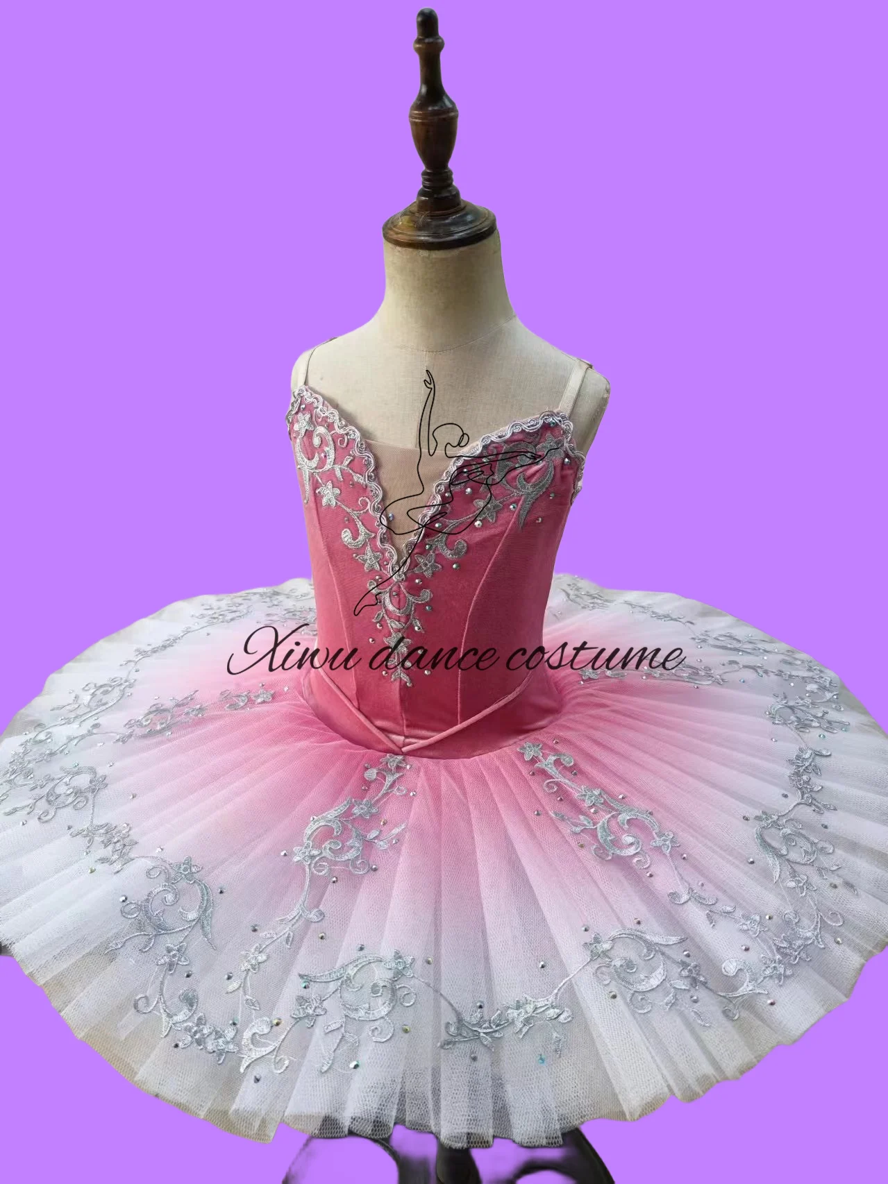 

Professional high-quality custom-size ballet performance ballet costume high-end competition ballet dress