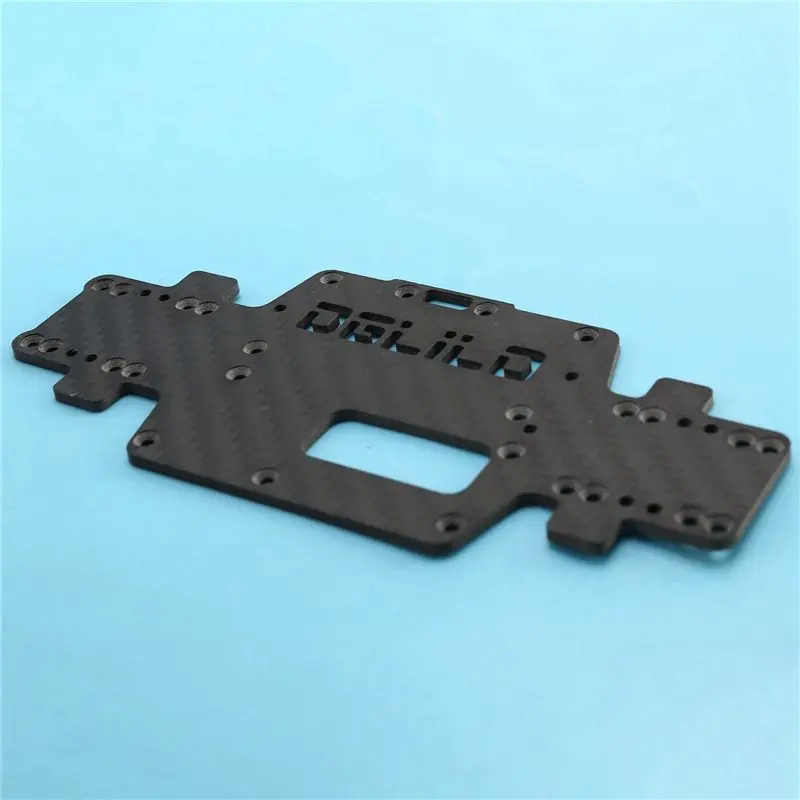 ABXE-5X For Wltoys K969 K979 K989 K999 P929 P939 1:28 Carbon Fiber Chassis Car Bottom Low Body Shell