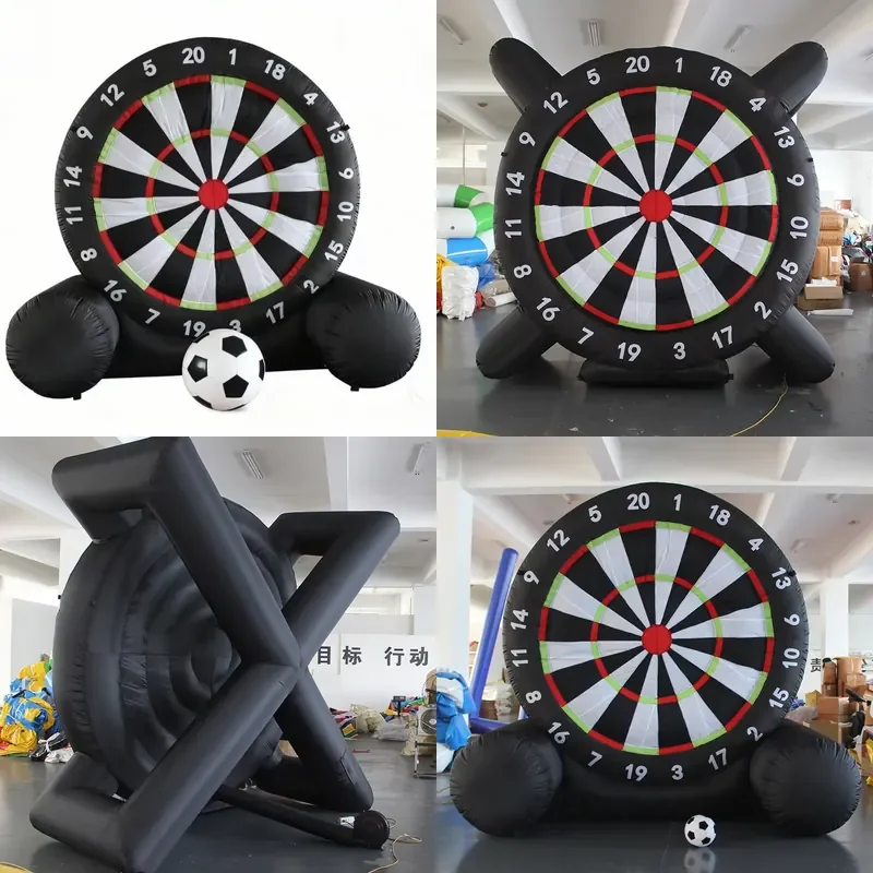 for Popular Inflatable Football Dart Board Fun Props Target Hundred Shots Outdoor Game Toy for Kids Adults Party Decoration