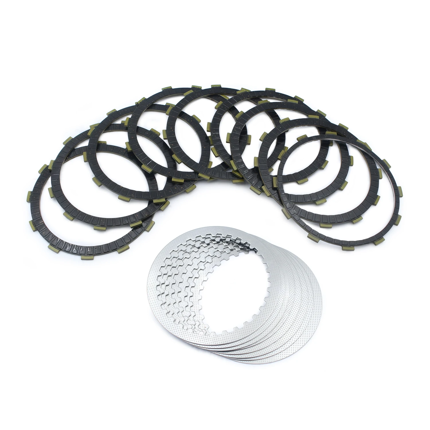 دراجة نارية لدراجة Harley Softail Street Dyna Road King Tri Road Glide Glide Fat Bob Night Train Plate Friction Steel Clutch Kit #5