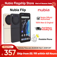 ZTE Nubia Flip Smartphone 5G 6.9 120Hz Display Snapdragon 7 Gen 1 33W Fast Charging 50MP Camera Global Version MyOS 13 Foldable Phone