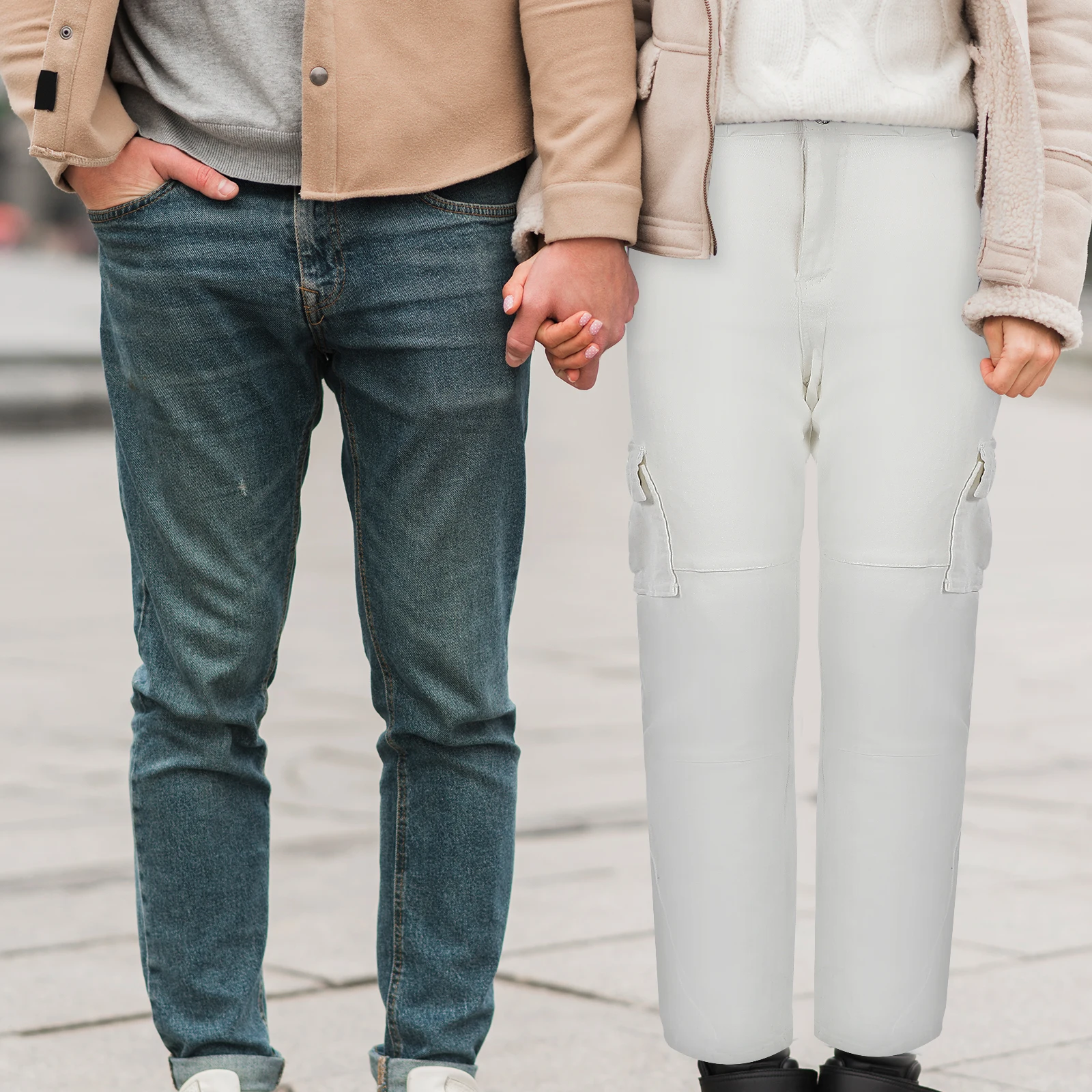 

Multi Girls Waisted Cargo Pants Cargo Pant For Women Women Spandex Trousers Pockets Girls Uniform