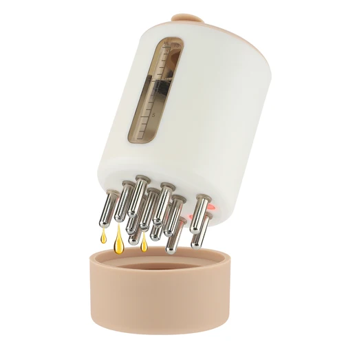 Aplicador eléctrico de inteligencia para masaje del cuero cabelludo, cuidado del cabello, bola de aceite esencial, masaje, luz roja, vibración, artefacto generador para el cabello
