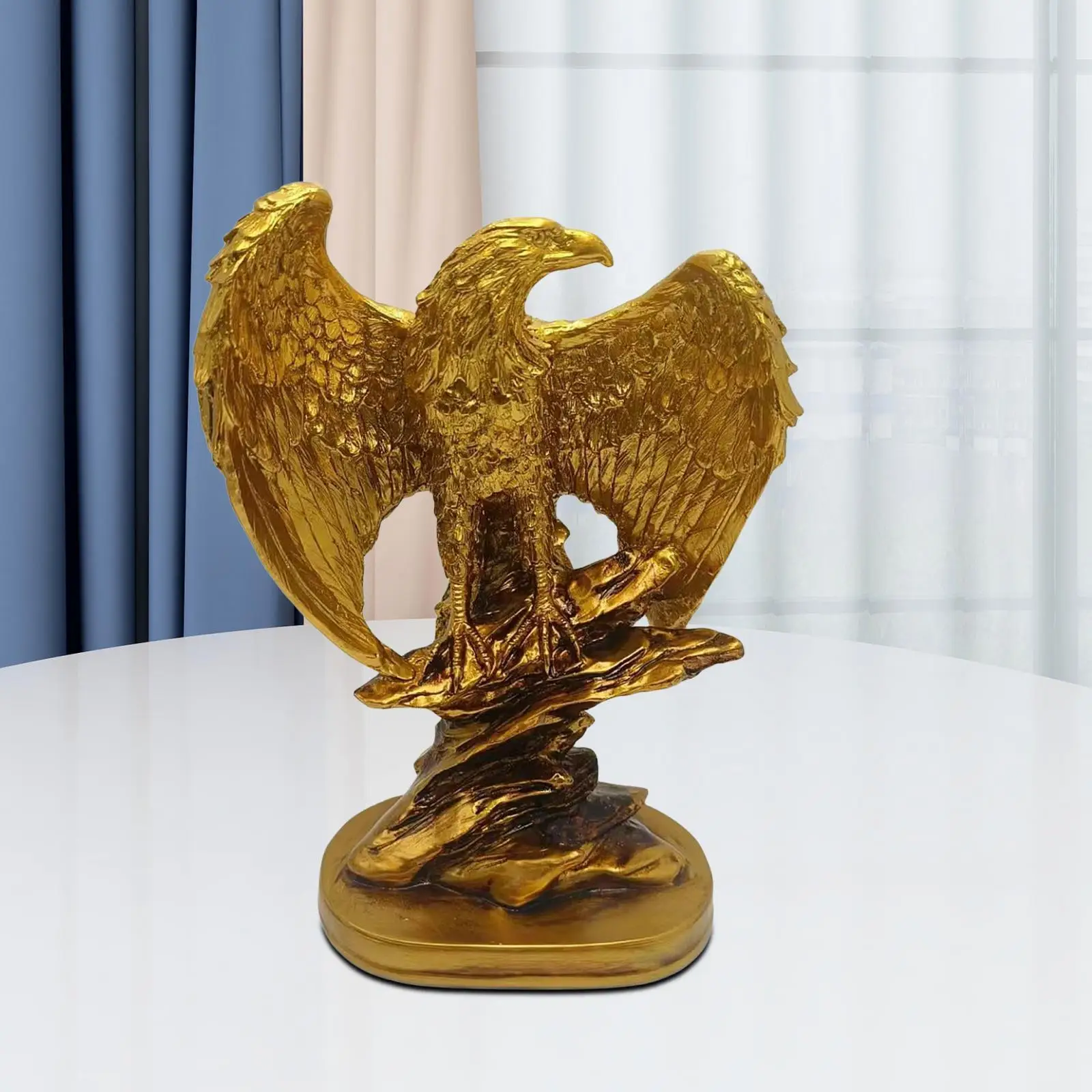 Eagle Statue Collection Desktop Ornament Home Decor Artwork Modern Eagle Figurine for Desk Bookshelves Cafe Home Anniversary