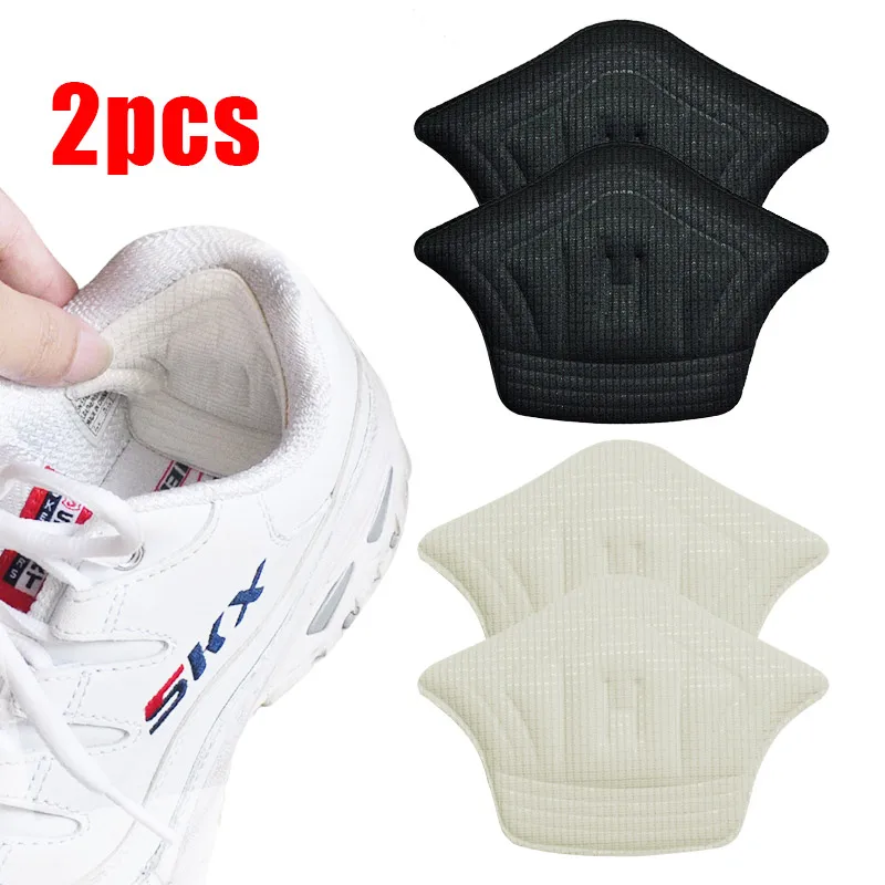 2pcs Shoes Pads Sports Shoe Heel Cushion Pad Adjustable Antiwear feet Inserts Insoles Can be Cut Heel Protector Sticker Insole