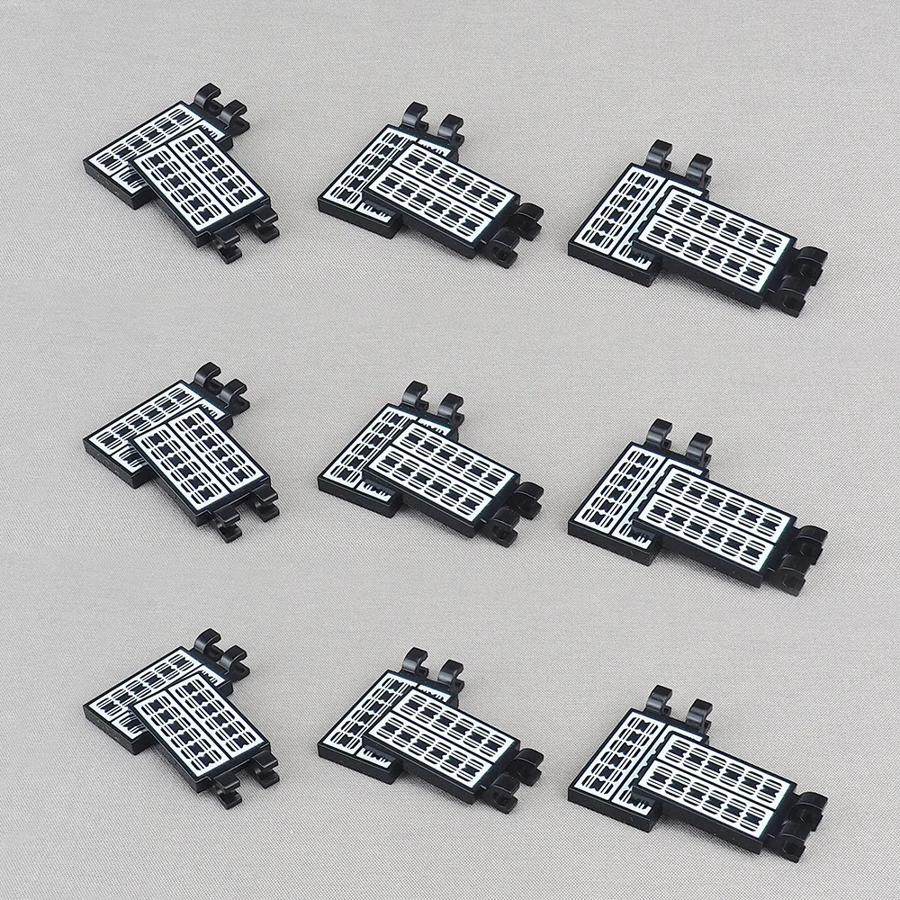 MOC 10 قطعة 30350bpb105 الألواح الشمسية المطبوعة نمط اللبنات 30350 منزل الطاقة القلعة مجلس الطوب الجسيمات فكرة لعبة هدية #4