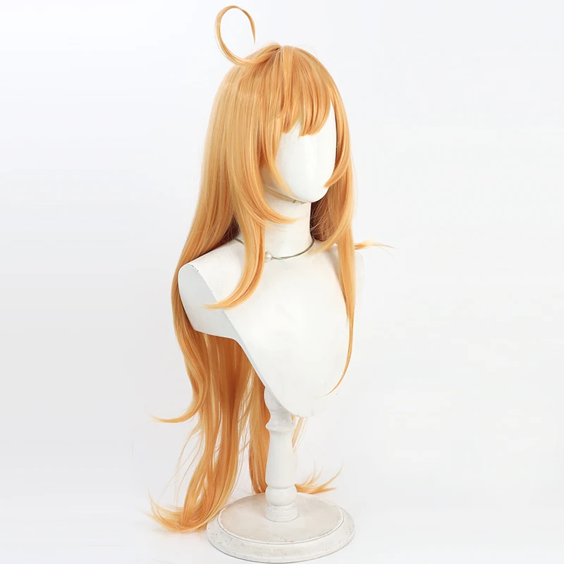 Juego Genshin Impact Escoffier Cosplay peluca Escoffier peluca larga 80CM para Comicon fiesta de Todos los Santos adultos mujeres hombres