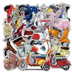 10/22 pz Retro acquerello moto Graffiti adesivi per valigia fai da te bottiglia d'acqua telefono Laptop chitarra auto Skateboard