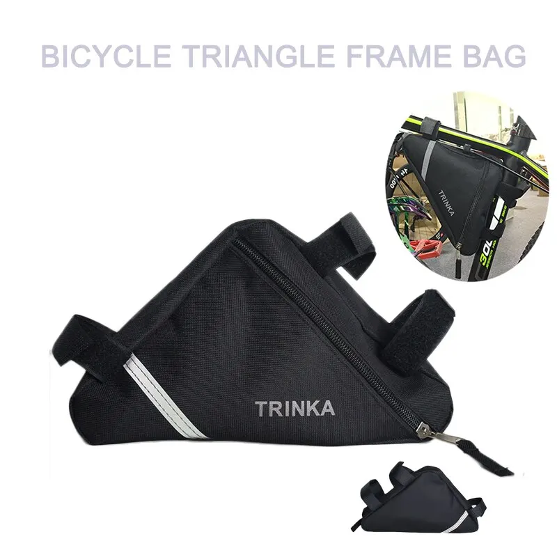 Bicycle Triangle Bag Bicycle Front Frame Handlebar Waterproof Cycling Bags Bike Parts