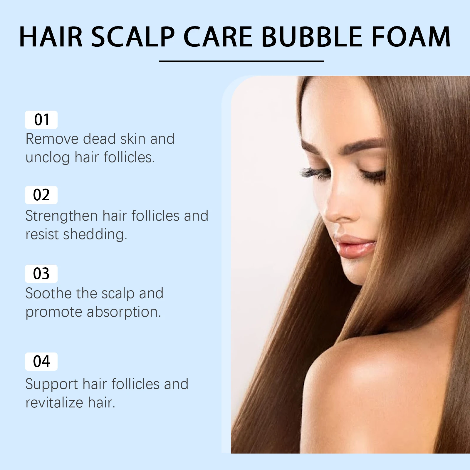 

Moisturizing Hair Repair Cream Nourish Follicles Promote Hair Growth Mousse Prevent Hair Loss Treatment Product Scalp Care Serum