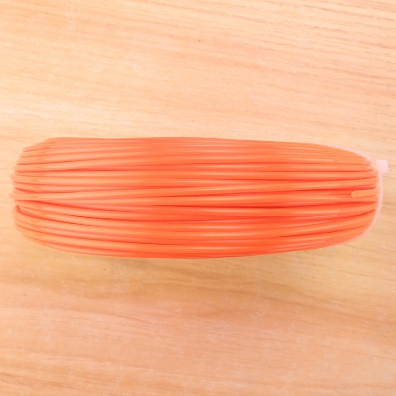 Imagem -05 - Linha de Grama Redonda Aparador de Ervas Daninhas Cortador de Escova Fios para Parque Diâmetro 2.4 mm Comprimento 86m Nylon