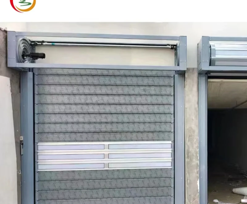 Hot Sale Glass And Aluminum Prices Grill Roller Shutter Transparent Garage High Speed Hard Panel Door