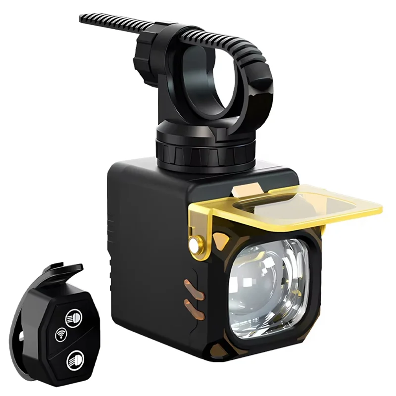 

A99I-Bicycle Light Ultra Bright Rechargeable Wireless Remote Control MTB Bike Front Lamp For Night Riding Cycling Accessories