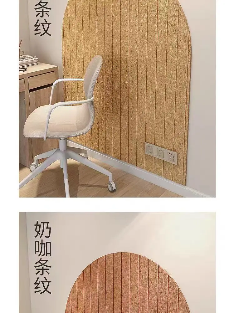 MUMUXIAO Lot De 3 Panneaux De Rembourrage Mural 3D Anti-collision Pour Enfants - Autocollant Mural, Tête De Lit - Panneaux Muraux Rembourrés Pour