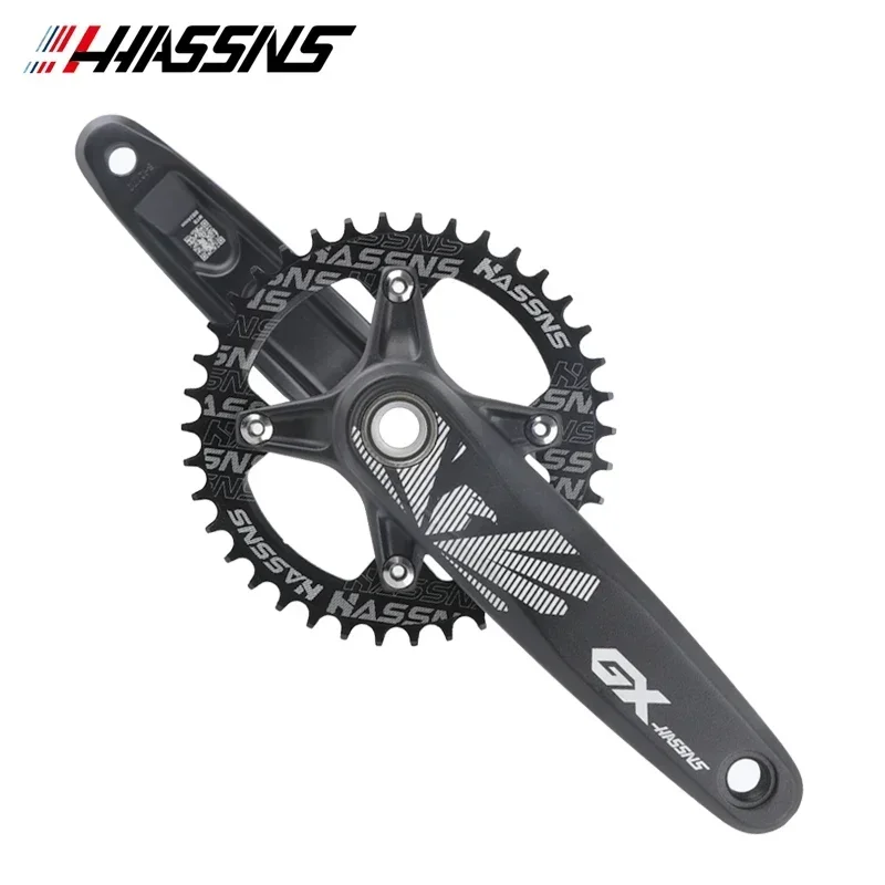 Crankset MTB Bicycle Crank Connecting Rods Mountain Bike Cranks Chainring Integrated Candle Crown For 12 Speed 32/34/36/38T