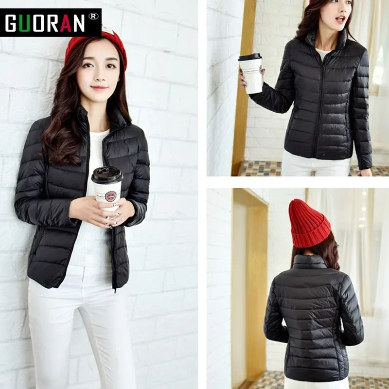 18 colours  Down Parka 2025 Famous Brand Designer Winter Jackets Women 90% White Duck Down Jackets Outwear light  Thin Coat