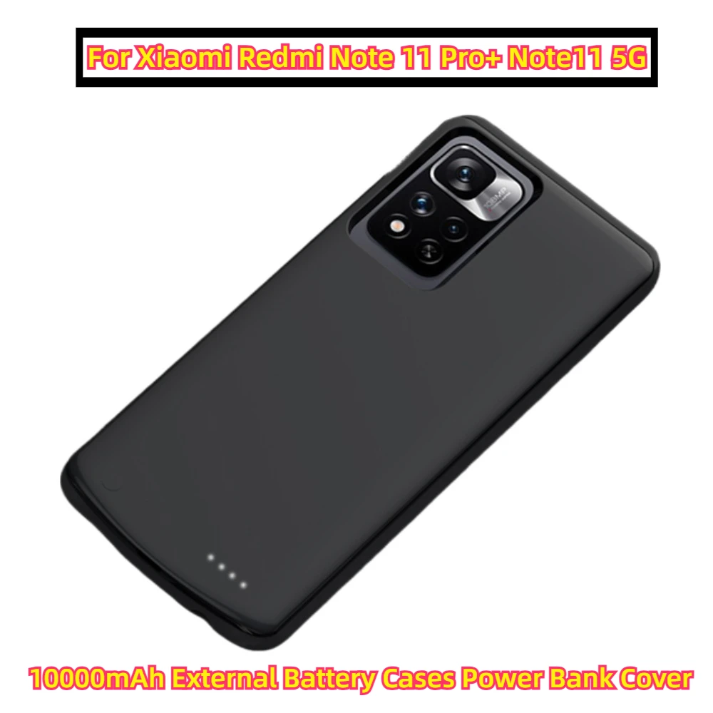 For Xiaomi Redmi Note 11 Pro+ Note11 5G 10000mAh External Battery Cases Power Bank Cover for Redmi Note 11 Pro 5G Powerbank Case