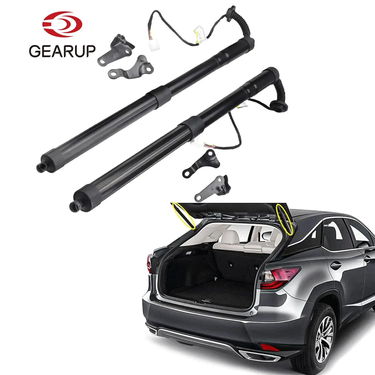 68920-79016 68910-79016 6892079016 6891079016 Electric Tailgate Struts Rear For 2015-2020 Lexus NX200t NX300h 2.0L 2.5L L4