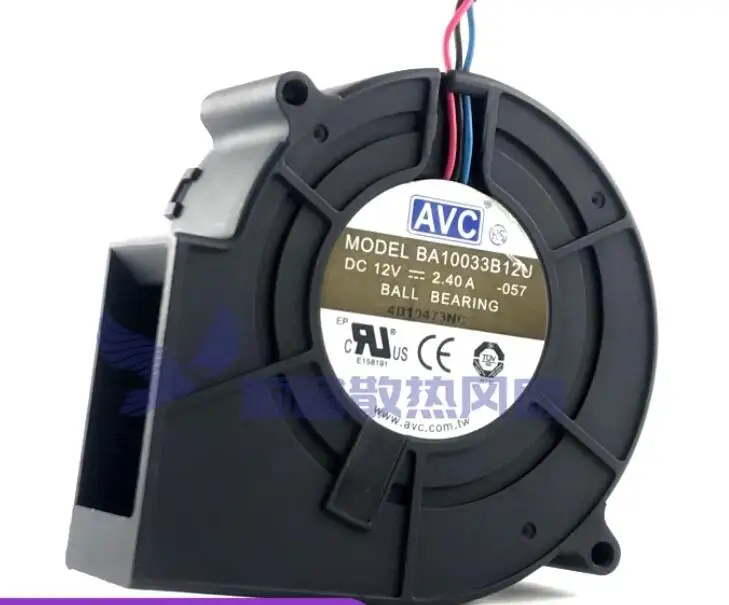 

Ltsf For AVC BA10033B12U DC 12V 2.40A 97x97x33mm 3-Wire Server Cooling Fan 9cm