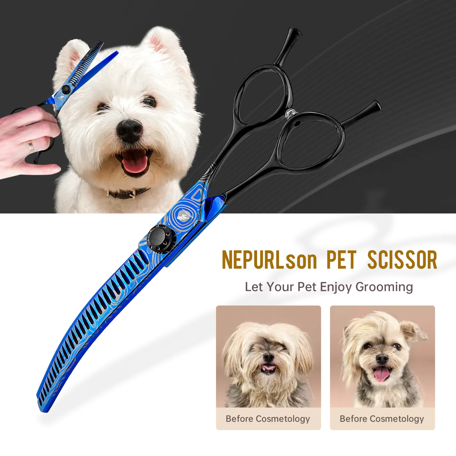 Dog Grooming Scissors Japan Stainless 7