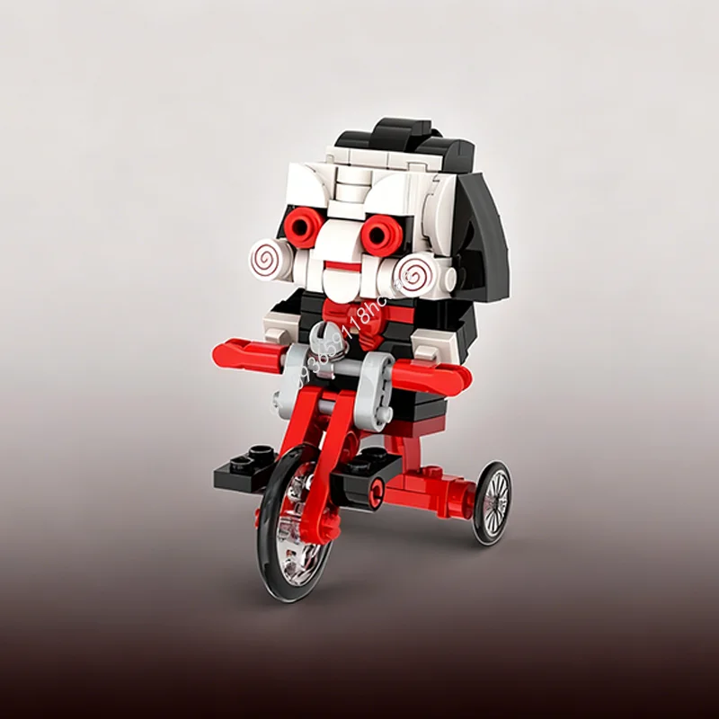 162pcs MOC Brickheadz Billy The Puppet Jigsaw Model Building Blocks Toy Construction Christmas Gifts Education Brick Kids