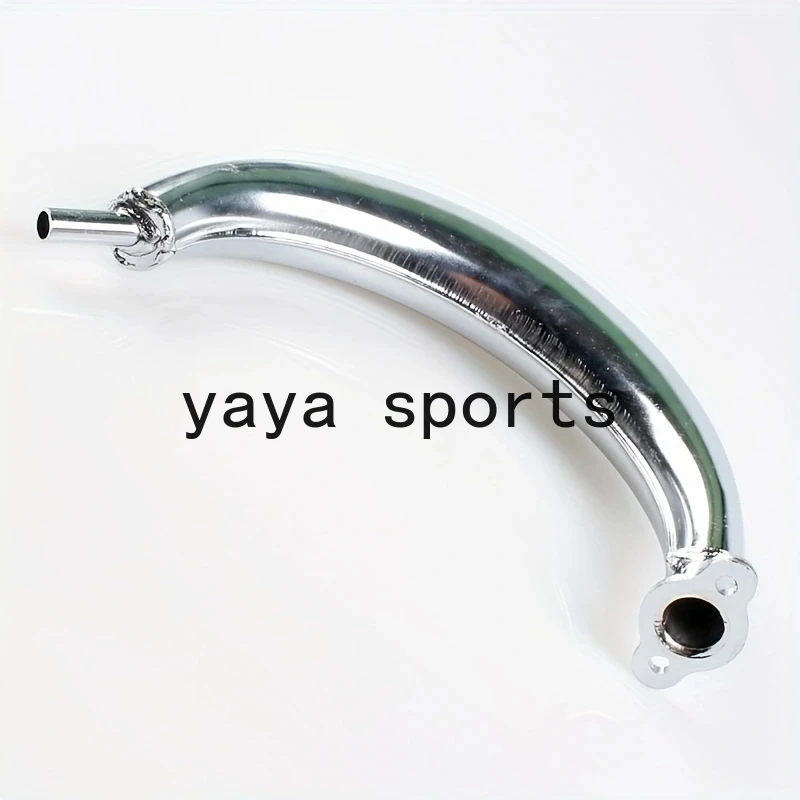 1Pc Half Moon Silencer Muffler Exhaust Black For 49cc 60cc 66cc 80cc 2-Stroke Engine Motor Motorized Bicycle Bike Motorcycles