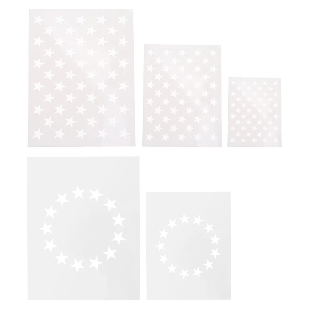 

Flags for Bedroom Hollow Inkjet Template Airbrush Templates Star Shape Cool Stencils