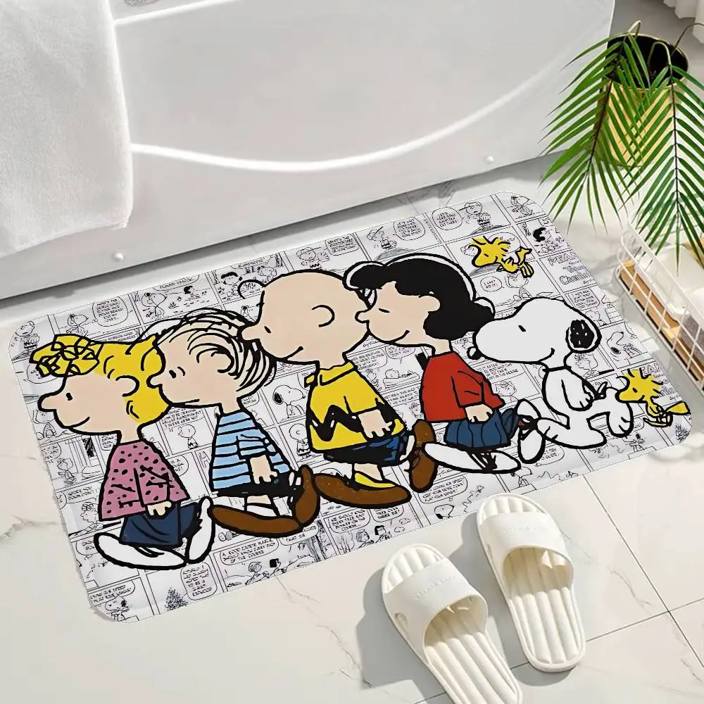 Cute Dog S-Snoopy Kitchen Mat Cheaper Anti-slip Modern Living Room Balcony Printed Modern Home Decor view 5