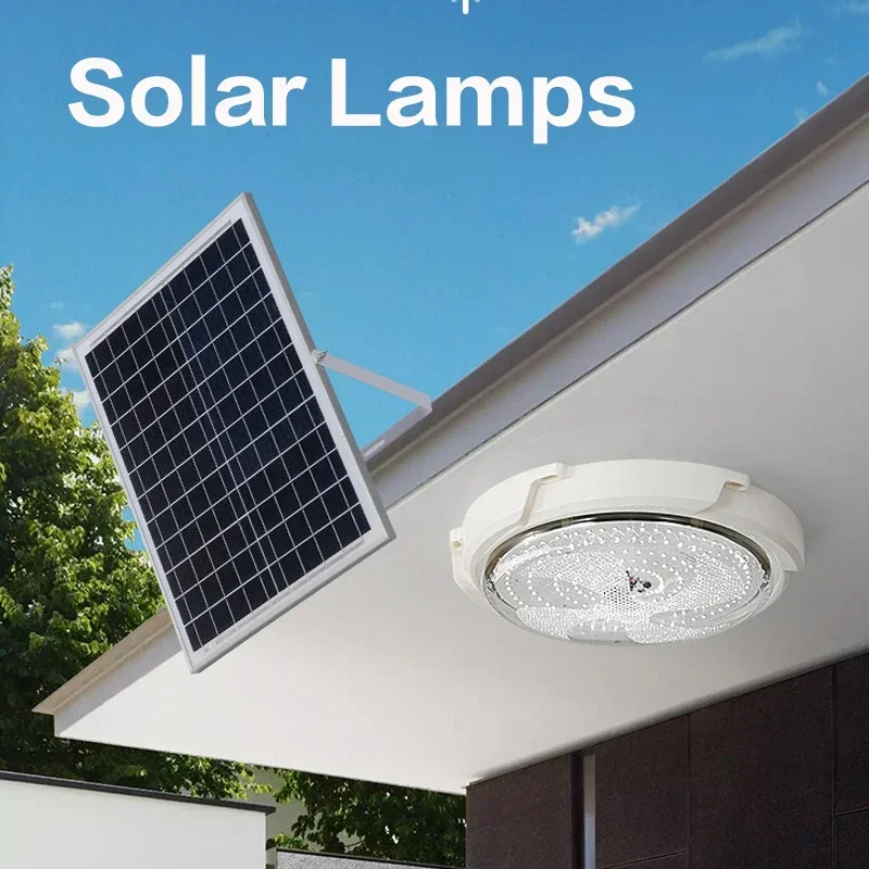 2024 Solar lights Indoor Home Top Ceiling House Outdoor Garden pandent light Panel Lamp Fixture For Corridor Garden Living Room