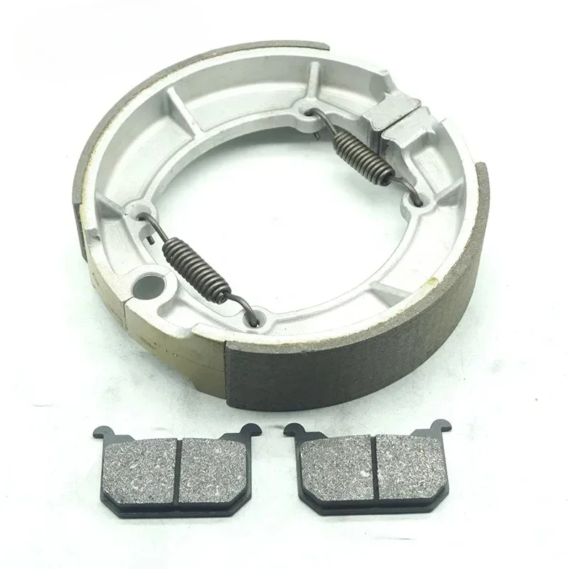 For Kawasaki KZ550 LTD Shaft Spectre 550 Sports A2-A4 M1 C1-C4 F1 F2 Motorcycle Front Brake Pads Rear Brake Shoe Kit Set