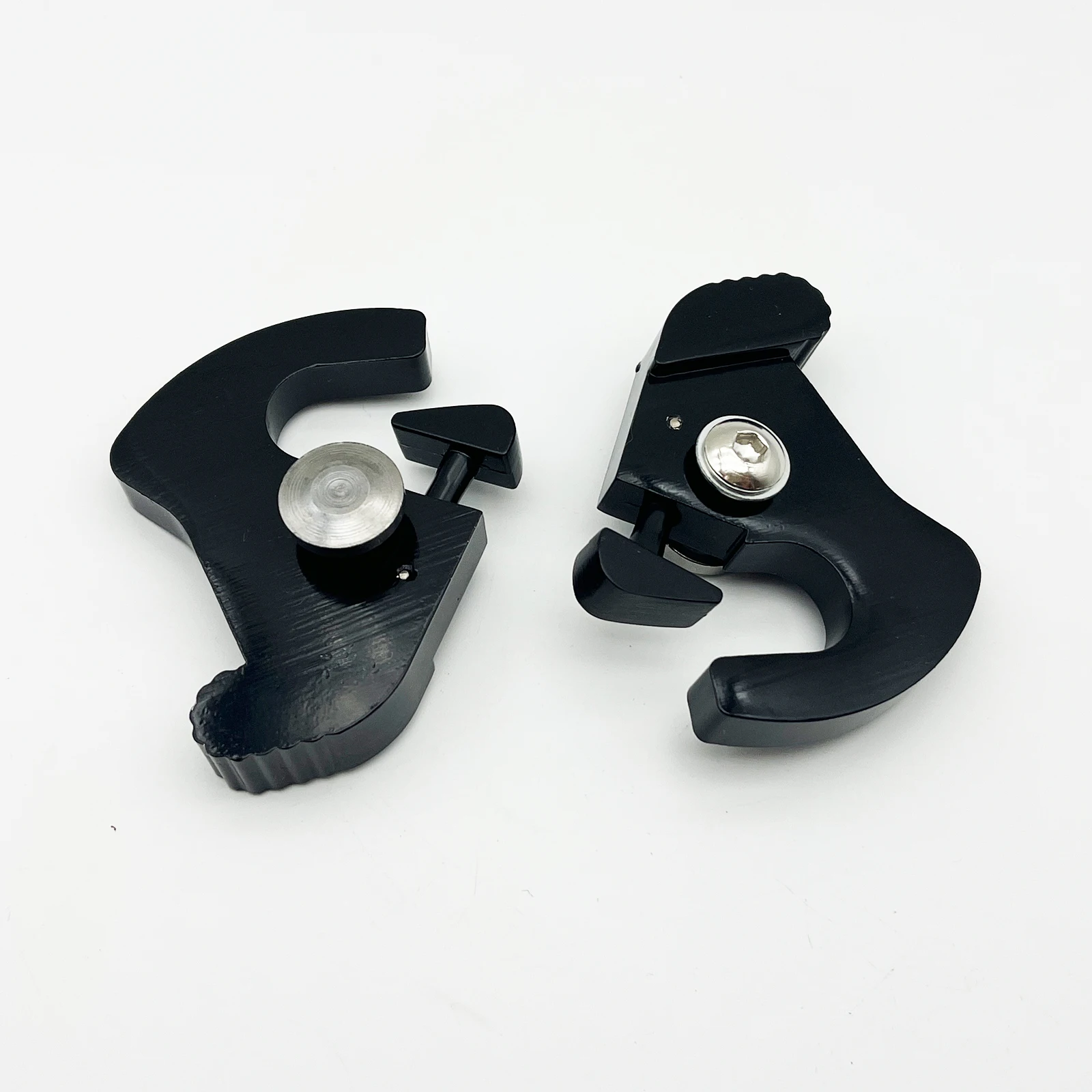 Motorcycle Black Detachable Rotary Sissy Bar Luggage Rack Latch Clips For Harley Softail Sportster 883 1200XL Touring Glide