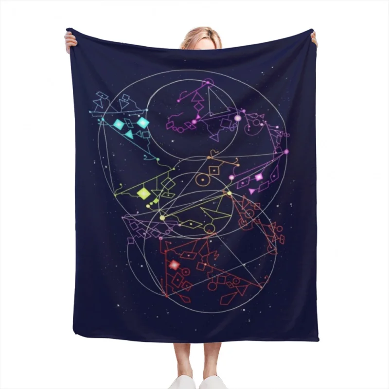 She Ra Constellations Throw Blanket Airplane Travel Decoration Soft Warm Bedspread