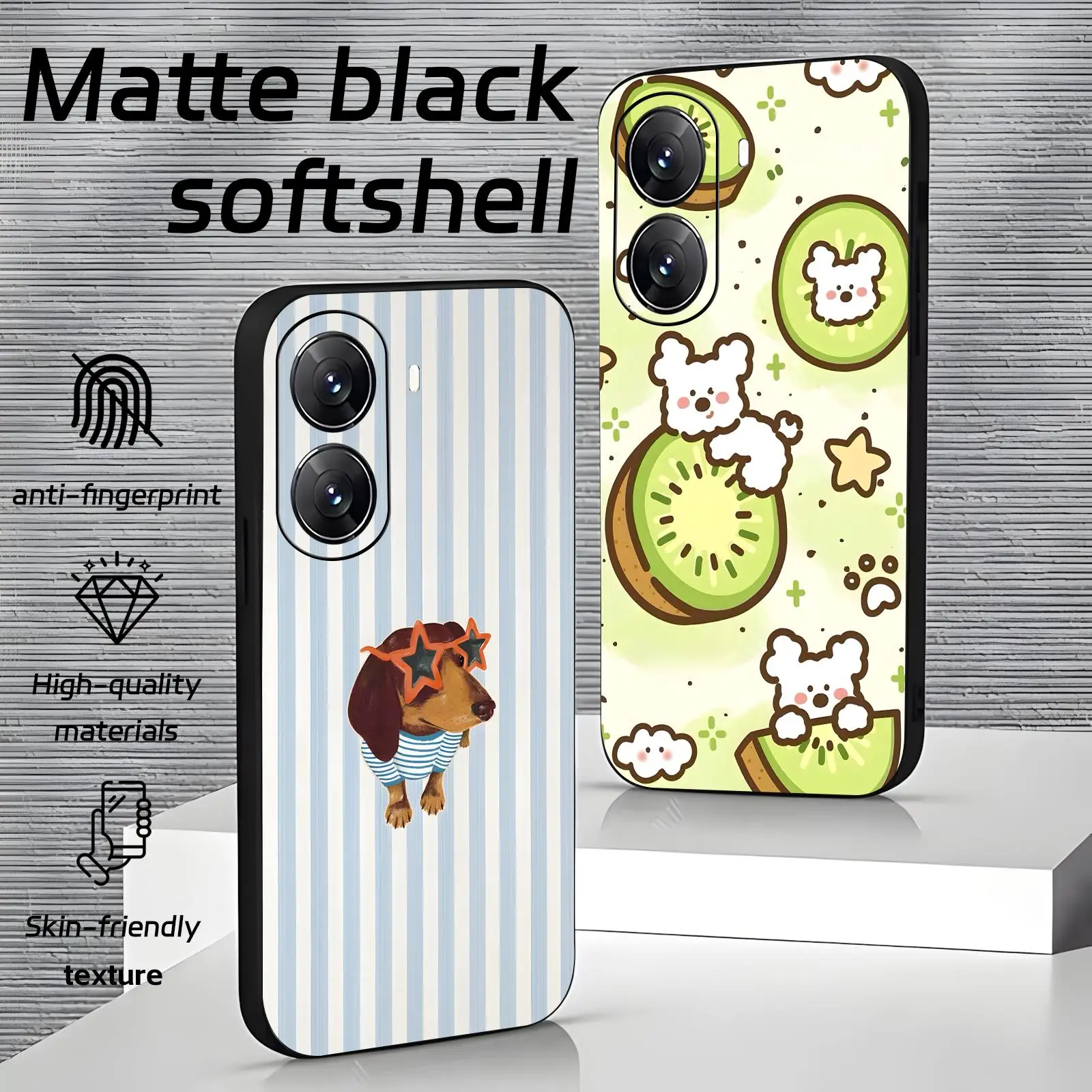 Phone Case For Xiaomi POCO M7 M6 M5 X8 X7 X6 F8 F7 F6 Pro 5G Soft black Shockproof Cover Cute little dog