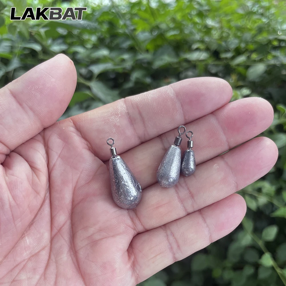 LAKBAT Angelgewichte 20 Stück 3,5g 5g 7g 10g 14g 20g Tube Bullet Quick Rod Jig Head Casting Metall Angelzubehör Pesca Plumb Anhänger – Detail 5