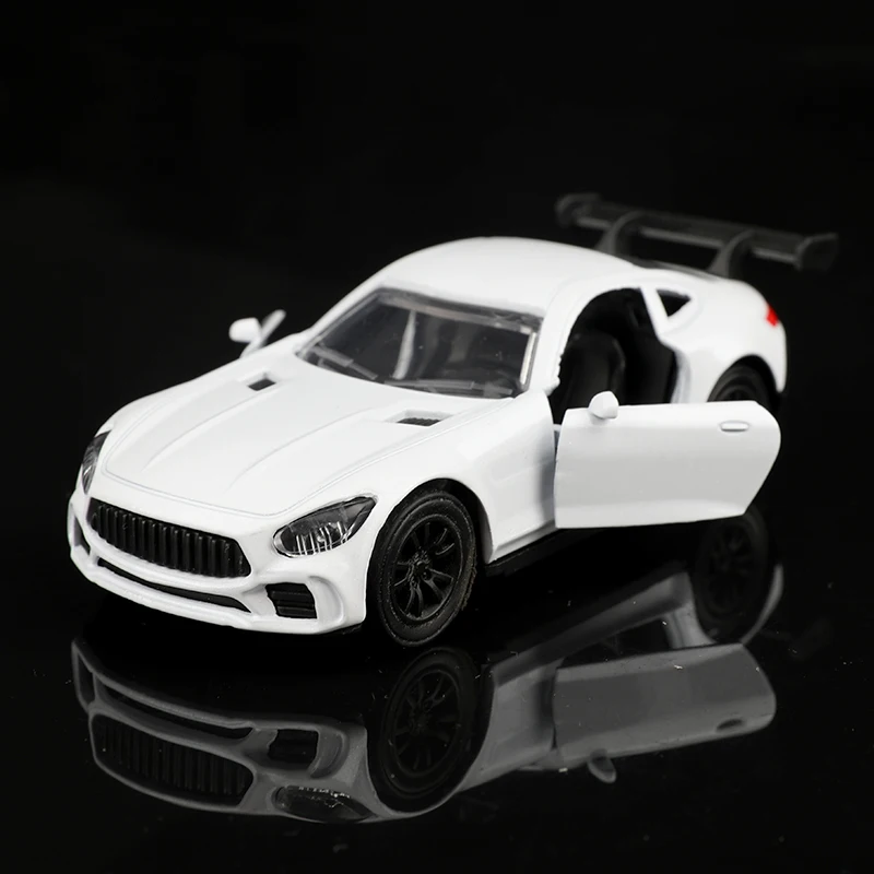 (Bagged) 1:38GT Alloy Pull-back Toy Racing Car, Passionate Racing Car, Pull-back Racing Car, Children's Toy.